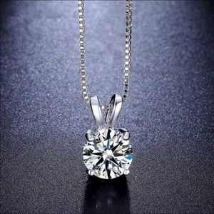Long Pendant Crystal necklace